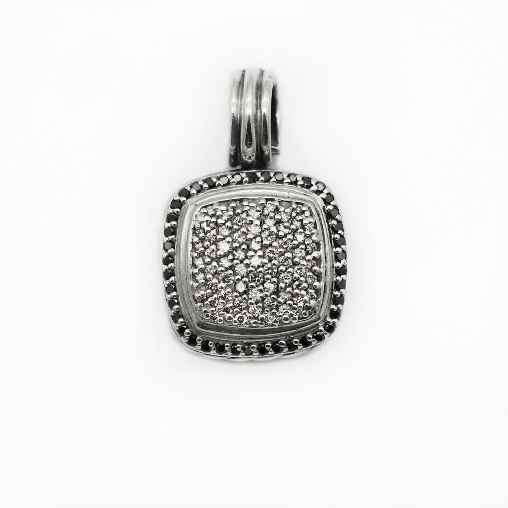 David Yurman 925 Silver Diamond Albion Pendant